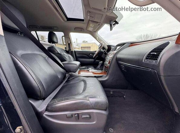 JN8AZ2NE5K9226385 2019 INFINITI QX80 Черный Вид сзади