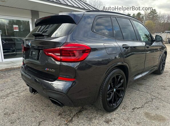 5UXTY9C07L9C80121 2020 BMW X3 Charcoal Przód prawy