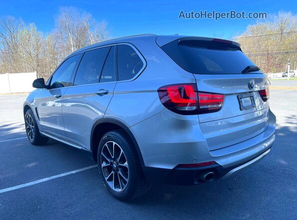 5UXKR0C57H0V66589 2017 BMW X5 Серебряный Передняя правая четверть