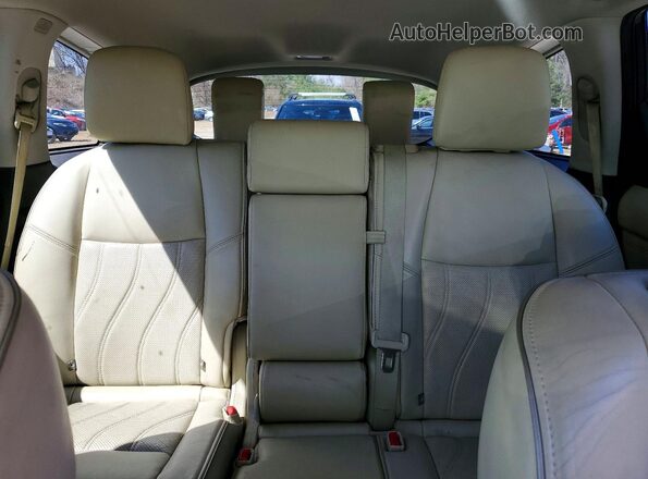 5N1DL0MM4HC554931 2017 INFINITI QX60 Белый Вид задней части салона