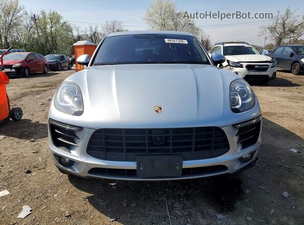 WP1AA2A50JLB12030 2018 PORSCHE MACAN Серебряный Вид сзади