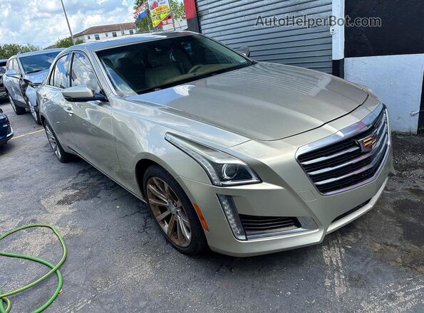 1G6AX5SX9G0110193 2016 CADILLAC CTS Золотой Задняя левая четверть