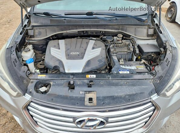 KM8SNDHF2HU251838 2017 HYUNDAI SANTA Silver Widok naklejki z numerem VIN
