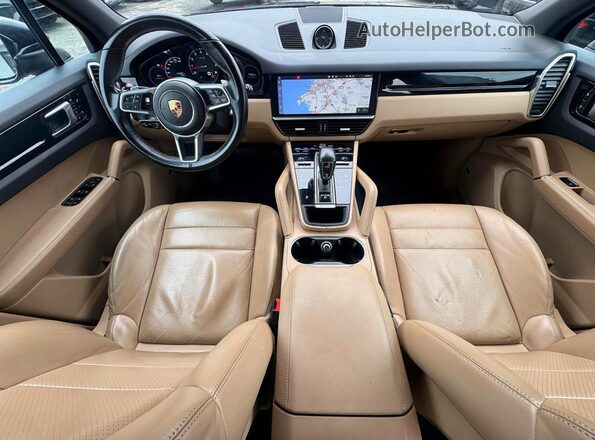 WP1AA2AY5KDA03066 2019 PORSCHE CAYENNE Black Vista del cuadro de instrumentos