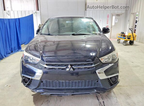 JA4AR3AU5KU030887 2019 MITSUBISHI OUTLANDER Black Вид ззаду