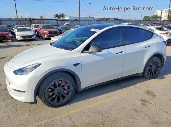 7SAYGDEE0PA052489 2023 TESLA MODEL Y White Tył lewy