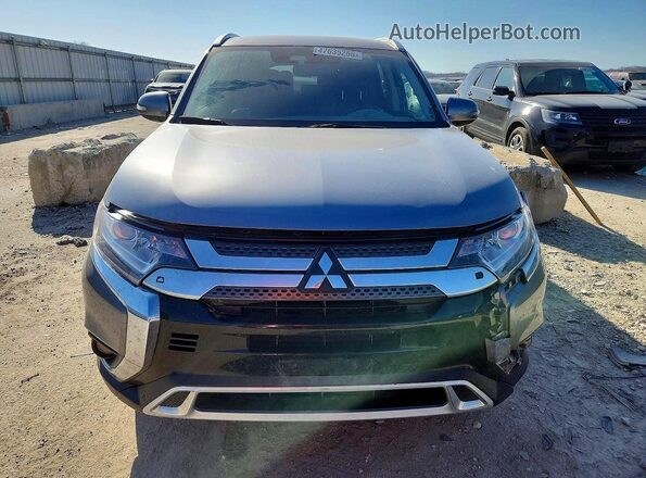 JA4AZ3A36LZ036113 2020 MITSUBISHI OUTLANDER Серый Вид сзади