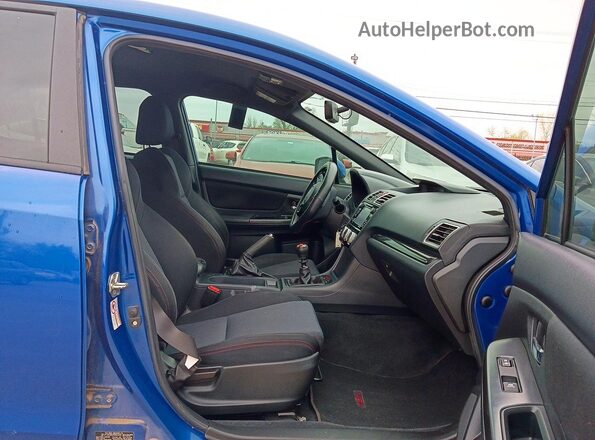 JF1VA1B62H9803285 2017 SUBARU WRX Синий Вид сзади