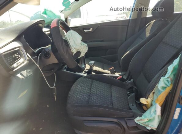 3KPA25AD2ME381537 2021 KIA RIO Blue Widok deski rozdzielczej
