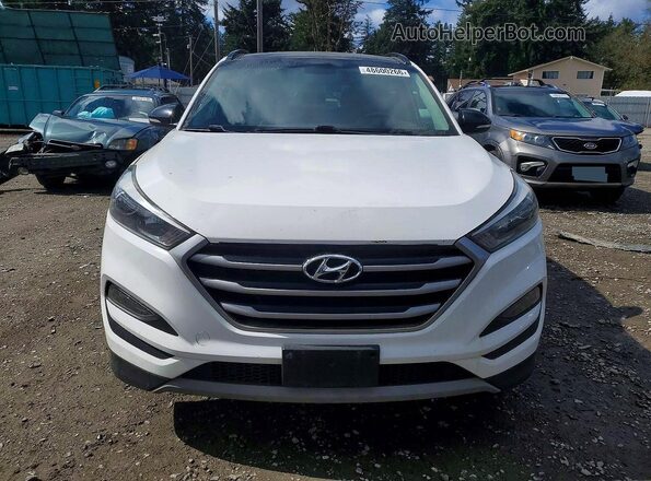 KM8J3CA27HU514683 2017 HYUNDAI TUCSON Белый Вид сзади