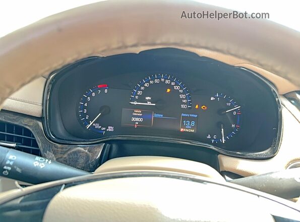 1G6AX5SX9G0110193 2016 CADILLAC CTS Золотой Вид щитка приборов