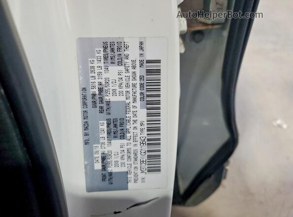 JM3TCBEYXG0119643 2016 MAZDA CX-9 White Vista interior de 360 grados
