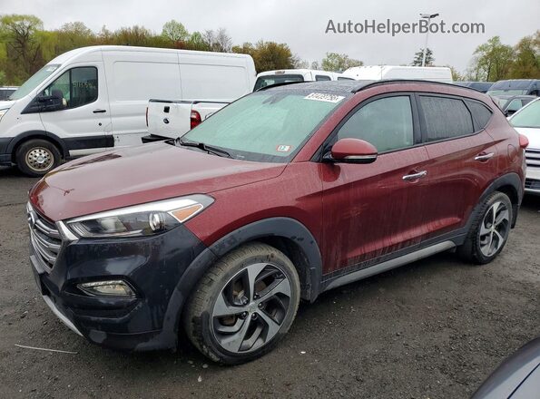 KM8J3CA23HU293065 2017 HYUNDAI TUCSON Красный Передняя левая четверть