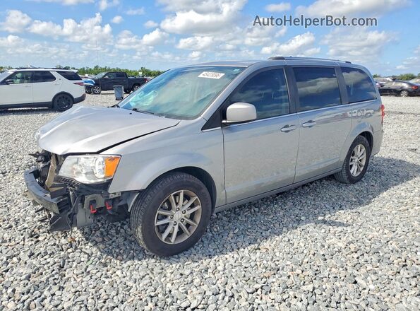 2C4RDGCG9KR518226 2019 DODGE GRAND Серебряный Задняя левая четверть