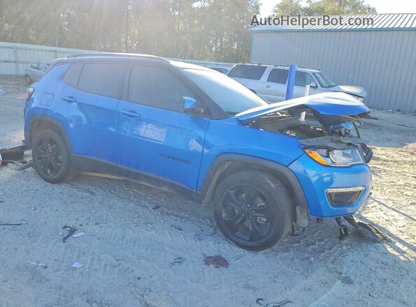 3C4NJCBB4KT676847 2019 JEEP COMPASS Blue Вид спереду