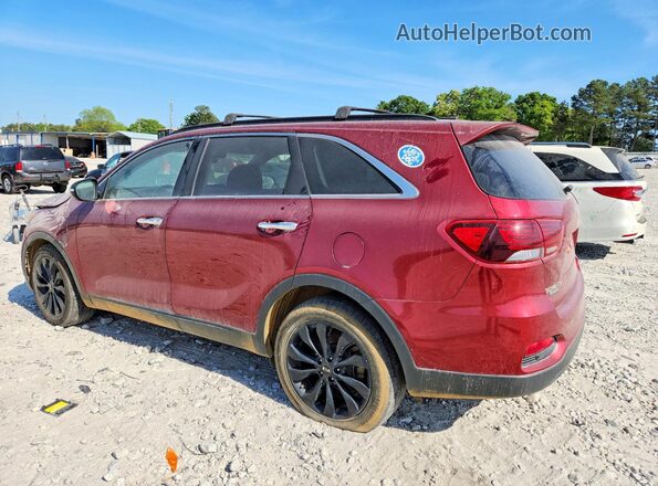 5XYPG4A59KG591650 2019 KIA SORENTO Красный Задняя правая четверть