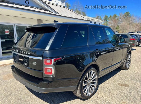 SALGS2SV8KA517596 2019 LAND ROVER RANGE ROVER Black Front right
