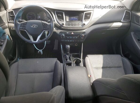 KM8J3CA27HU514683 2017 HYUNDAI TUCSON Белый Вид щитка приборов