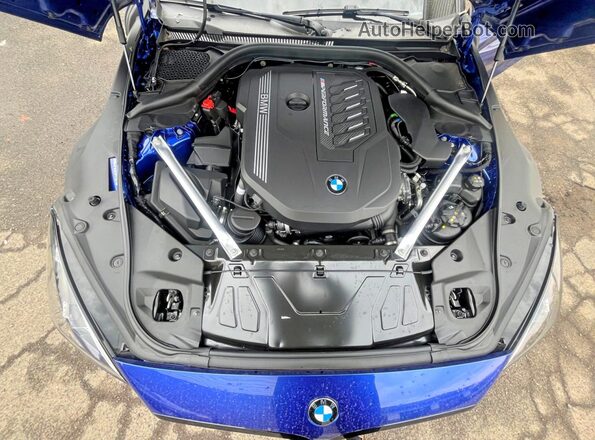 WBAHF9C06SWY43523 2025 BMW Z4 Blue Vista del salpicadero