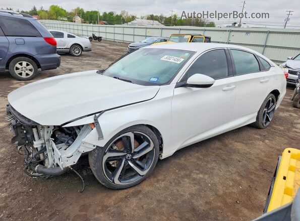 1HGCV1F31LA025639 2020 HONDA ACCORD Белый Задняя левая четверть