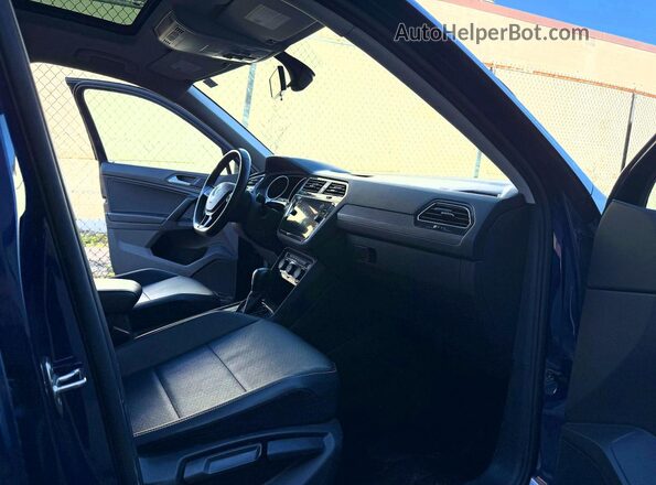 3VV3B7AX3MM101968 2021 VOLKSWAGEN TIGUAN Синий Вид сзади