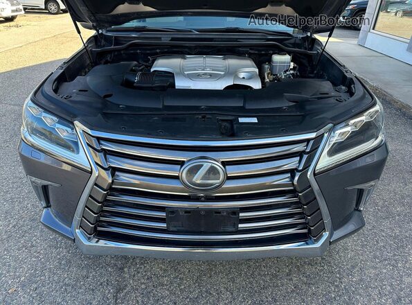 JTJHY7AX4H4226494 2017 LEXUS LX Серый Вид панели приборов