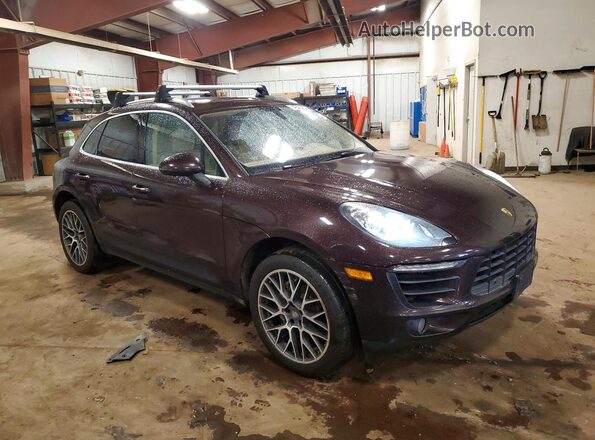 WP1AB2A55GLB52707 2016 PORSCHE MACAN Коричневый Вид спереди