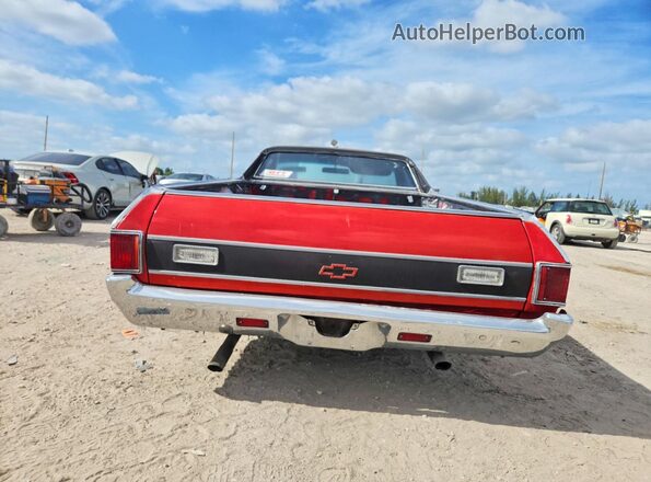 136800K206980 1970 CHEVROLET EL Красный Вид салона спереди