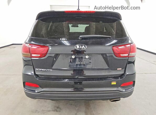 5XYPG4A38LG630941 2020 KIA SORENTO Черный Вид салона спереди