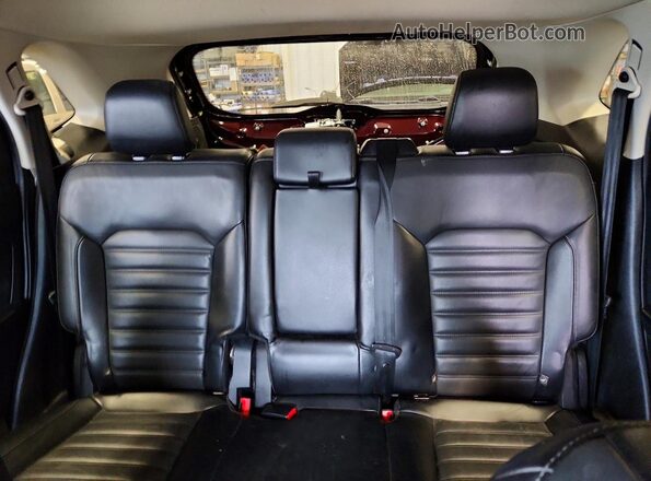 2FMPK4J89HBB67399 2017 FORD EDGE Темно-бордовый Вид задних сидений