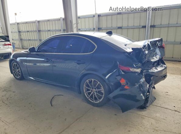 ZARFAEBN1J7593122 2018 ALFA ROMEO GIULIA Черный Задняя правая четверть