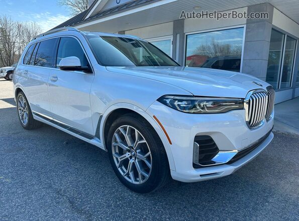 5UXCW2C59KL080798 2019 BMW X7 White Tył lewy
