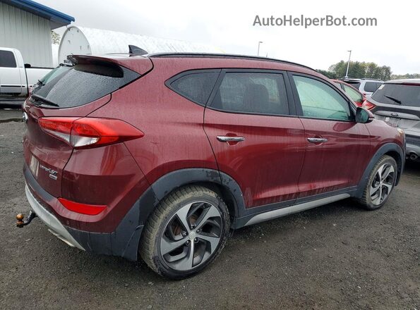 KM8J3CA23HU293065 2017 HYUNDAI TUCSON Красный Передняя правая четверть