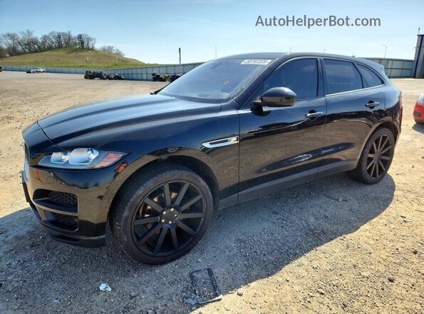 SADCJ2BV0HA047229 2017 JAGUAR F-PACE Black Przód lewy