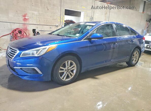 5NPE24AF2HH549238 2017 HYUNDAI SONATA Blue Передня ліва чверть