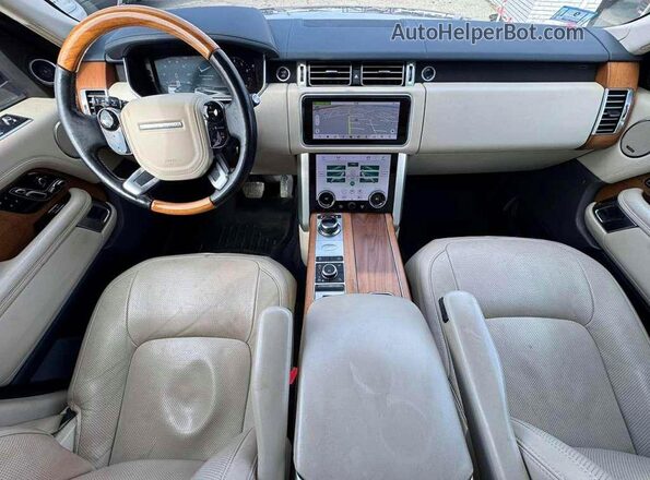 SALGS2SV7KA539380 2019 LAND ROVER RANGE ROVER Синий Вид щитка приборов