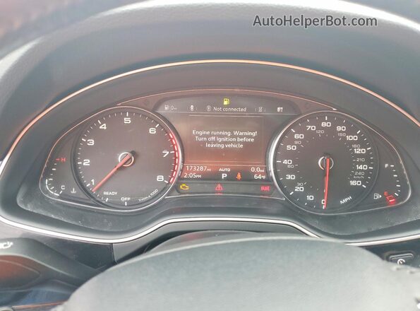 WA1LAAF78HD004316 2017 AUDI Q7 Черный Вид задних сидений