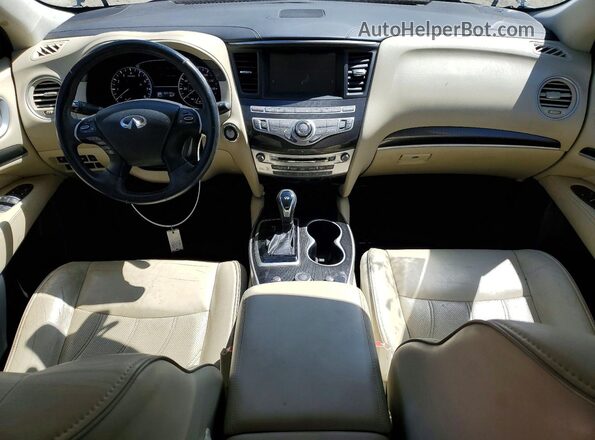 5N1DL0MM4HC554931 2017 INFINITI QX60 Белый Вид щитка приборов