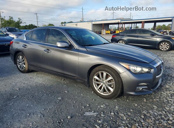 JN1EV7AR3HM830699 2017 INFINITI Q50 Серый Вид спереди