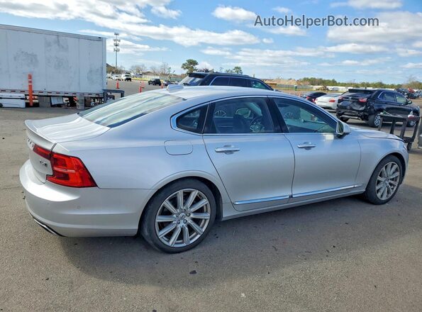 YV1A22ML0H1011059 2017 VOLVO S90 Серебряный Передняя правая четверть