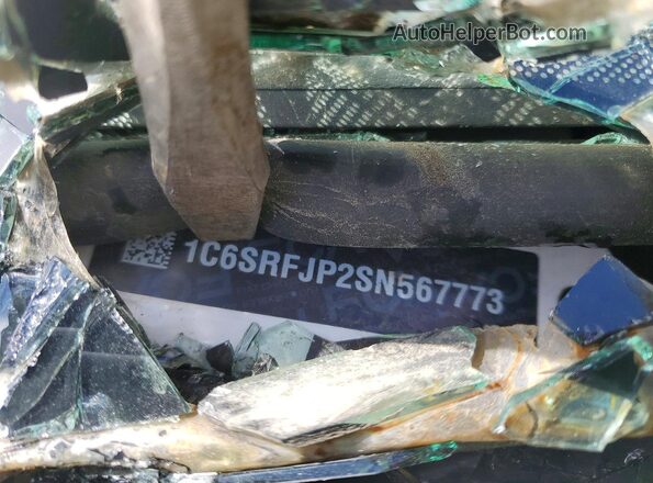 1C6SRFJP2SN567773 2025 RAM 1500 Белый Вид наклейки с VIN-кодом