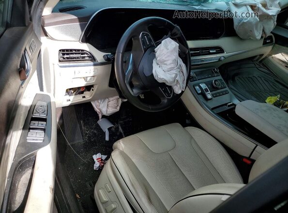 KM8R54HEXLU120672 2020 HYUNDAI PALISADE Черный Вид щитка приборов
