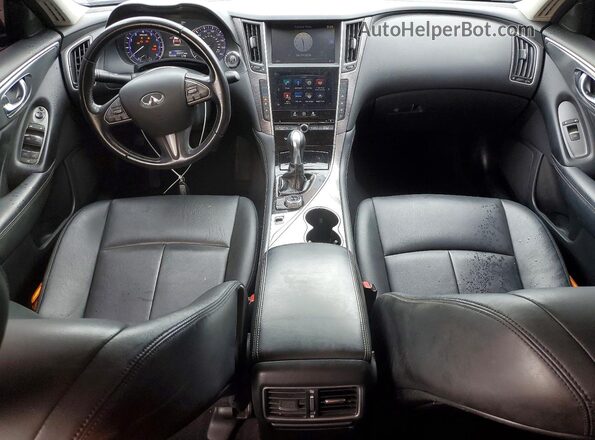 JN1CV7AP3HM642013 2017 INFINITI Q50 Черный Вид щитка приборов
