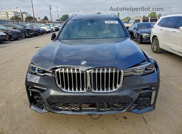 5UXCX4C59KLB39991 2019 BMW X7 Синий Вид сзади