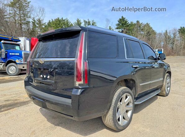 1GYS4BKJ6HR196848 2017 CADILLAC ESCALADE Черный Вид спереди