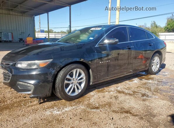 1G1ZD5ST1JF132160 2018 CHEVROLET MALIBU Черный Передняя левая четверть