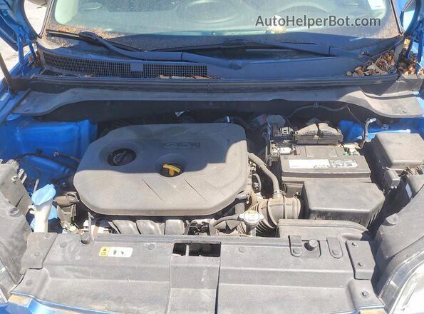 KNDJP3A5XH7455128 2017 KIA SOUL Синий Вид подкапотного пространства