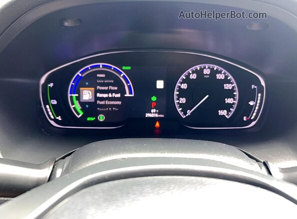 19XZE4F50ME004257 2021 HONDA INSIGHT Серый Вид щитка приборов
