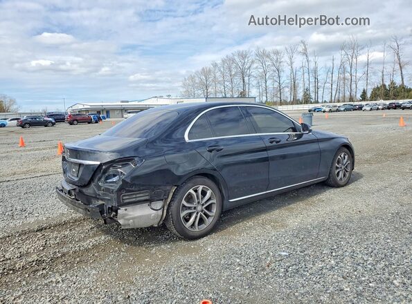 55SWF4JB0GU099672 2016 MERCEDES-BENZ C Black Задня права чверть