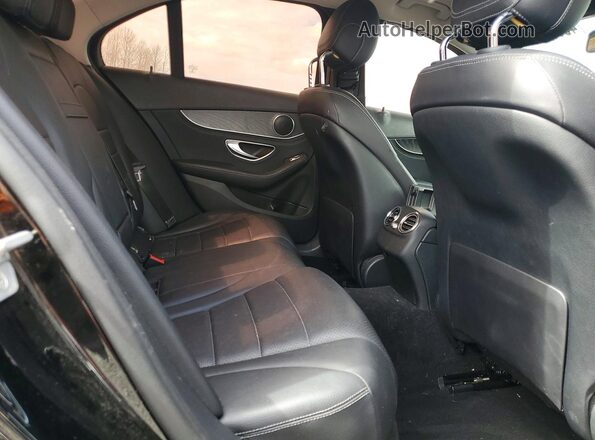 55SWF4JB0GU099672 2016 MERCEDES-BENZ C Black Вид задніх сидінь